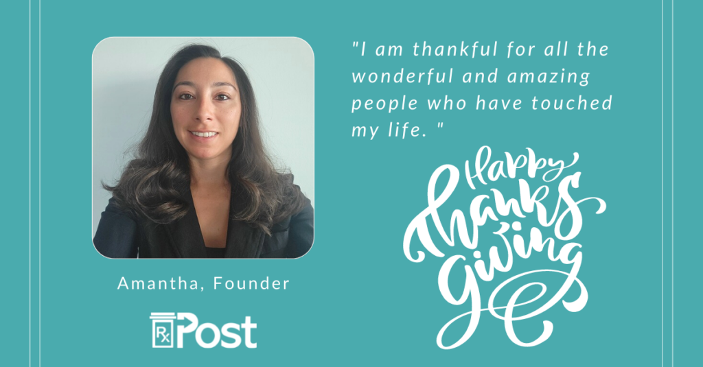 Amantha RxPost Independent Pharmacies Thanksgiving
